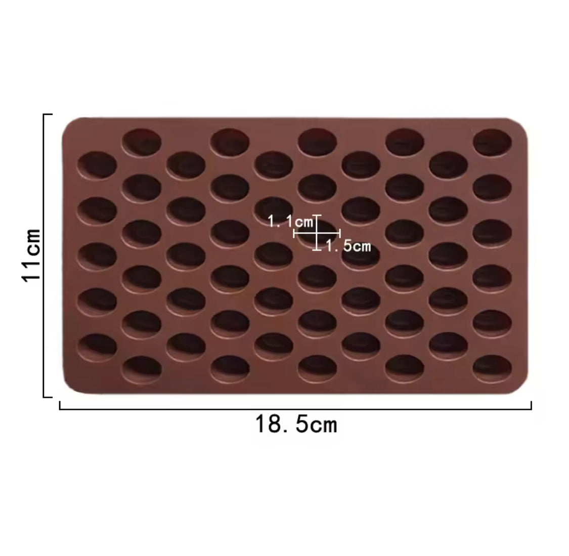 Coffee Beans Shaped Silicone Chocolate Mold, Mini Chocolate Coffee Bean Silicone Mold, Cookies Decorating Tools Coffee Beans Shaped Silicone Chocolate Mold, Mini Chocolate Coffee Bean Silicone Mold, Cookies Decorating Tools